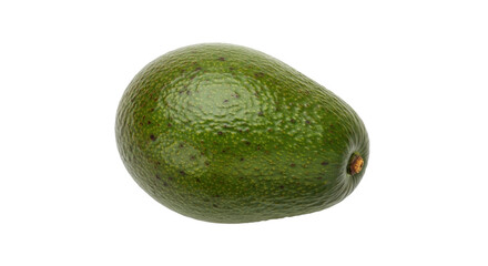 Isolated green avocado fruit, healthy nutritious ingredient for vegan diet and cuisine