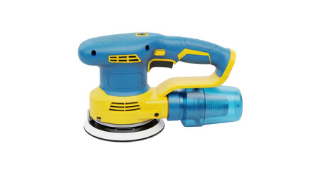 Isolated orbital sander, sanding tool for woodworking or polishing, electric hand tool
