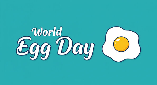 Celebrate World Egg Day with this fun and vibrant design, perfect for social media campaigns, culinary events, and breakfast promotions that will crack up your audience