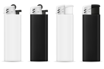 cigarette lighter cartoon stock vector illustration isolated on white background