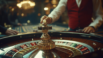 運命が回る夜、輝きと緊張のルーレット