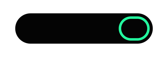 Fototapeta premium Futuristic lower third interface illustration. Overlay design element. Neon user interface.