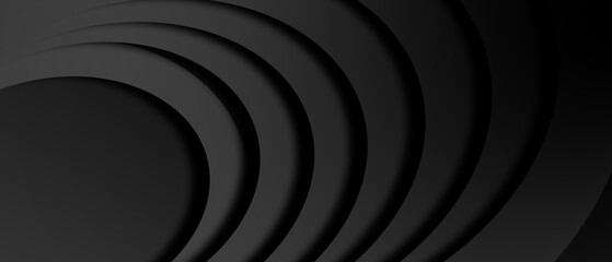 Abstract background, black circles forming alyers or steps