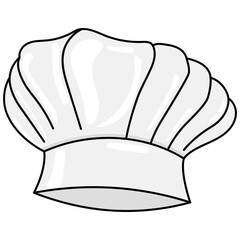 vector illustration of a chef hat