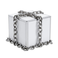 White Gift Box with Chain