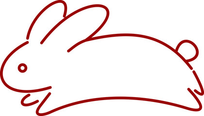 Rabbit outline icon
