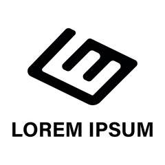 Abstract Geometric Letterform Logo Design Concept for Branding and Identity