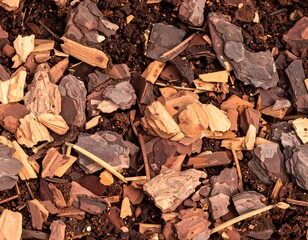 Wood chips and soil texture