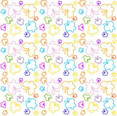 seamless pattern with butterfly 