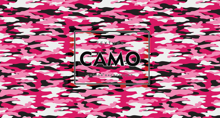 pink camouflage design