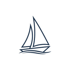 Boat Logo Design – Nautical, Marine, and Water Transport Branding Symbol