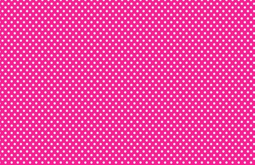 pink background and polka dots 
