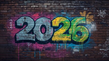 2026 Graffiti Street Art – Urban Brick Wall Style