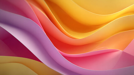 hues vibrant gradients creating layers smooth composition movement, abstract dominate yellow, depth blend, suggest pink curves 31365190 1