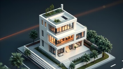 modern building in the city