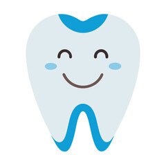 Flat Color Vector Art of a Dental Tool