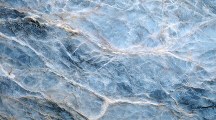 Polished blue marble texture with white and fine vein patterns