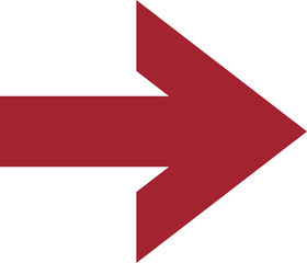 Flat Arrow Icon, Simple Direction Symbol,  Arrow Icon for Navigation, Infographic, Web Interface and Creative Graphic Illustration