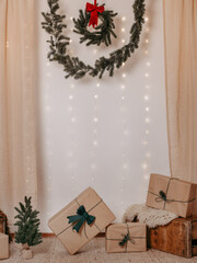 Weihnachtliche Kulisse