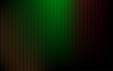 Abstract Green and Red Gradients: A mesmerizing display of abstract art features a stunning interplay of vertical lines.
