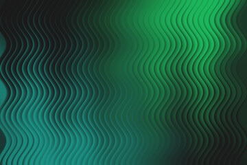 Abstract green and black wavy lines background with a modern and elegant design, perfect for adding a touch of sophistication to any project