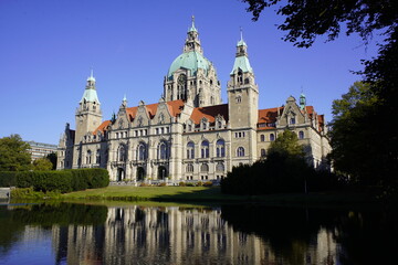One of the most beautiful town halls in Germany is located in Hanover, Germany.