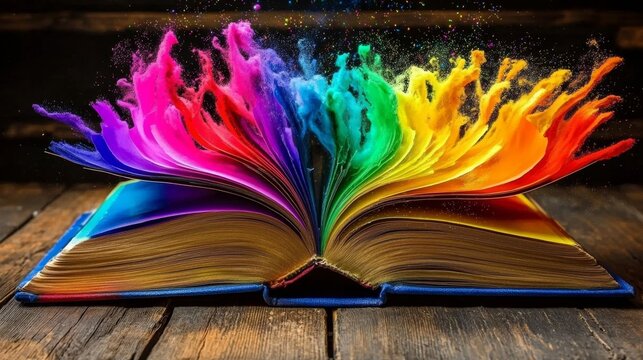 The Magic of Reading: A Colorful Representation of Diversity