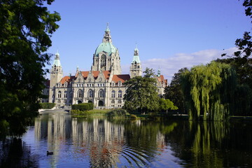 One of the most beautiful town halls in Germany is located in Hanover, Germany.