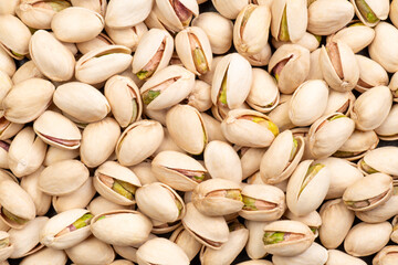 Pistachio nuts background