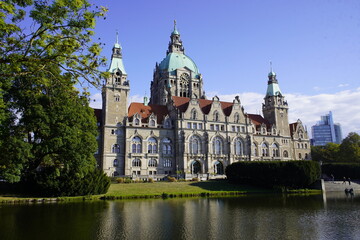 One of the most beautiful town halls in Germany is located in Hanover, Germany.