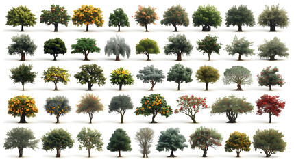 Fruiting, Olive, & Deciduous Trees