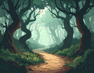 Shadows Linger Along the Hidden Trail