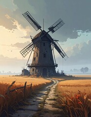 Cracked Tower in Withered Land