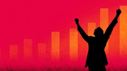 A silhouette figure with a black outline stands against a plain background, holding a marker near a dry erase board,