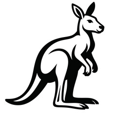 kangaroo vector illustration