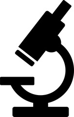 vector illustration of a microscope