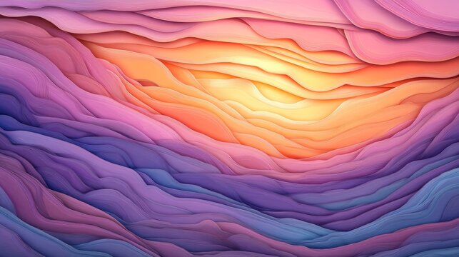 A dark ombre rainbow watercolor styled background illustration features a distinctive look