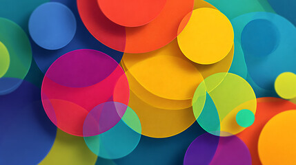 vibrant abstract create effect background overlapping geometric circles visual dynamic text invites further exploration 81949341 1