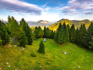 Camping in the Austrian Wilderness