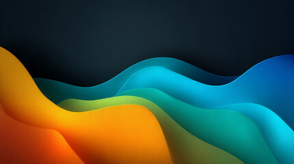dark gradients blend, creating dynamic vivid shapes colors contrast element against design modern abstract background 61818973 1