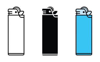 Lighter icon vector. creative projects and branding symbol. vector illustration.