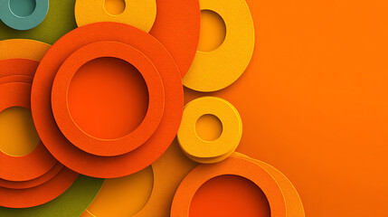 element vibrant overlap orange circles digital for dynamic visual effect modern design projects creates background abstract 93367497 1