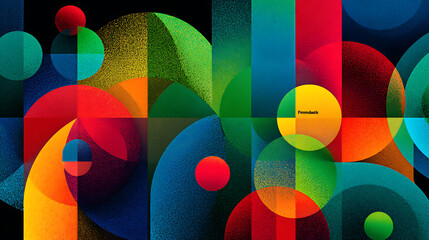 vibrant shapes background overlap, creating button geometric text abstract visible composition elements modern design present, dominate colorful 55661049 1