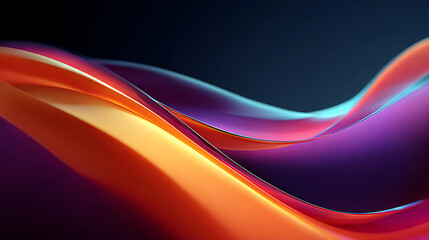 abstract vibrant shapes, modern creates dark visual effect background impact dynamic flowing colors, gradient design element 60971871 1