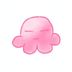 Pink octopus cute 