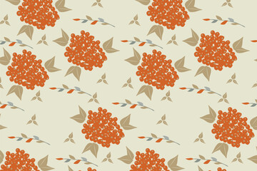 Rustic Style  Warmth with Thanksgiving, Autumn harvest Seamless Pattern for Fabric, table linens, greeting cards, scrapbook paper, wall art