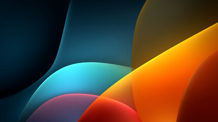 abstract backdrop shapes color with vibrant dynamic fluid composition cool creating gradients tones overlap, against dark warm, 72434569 1