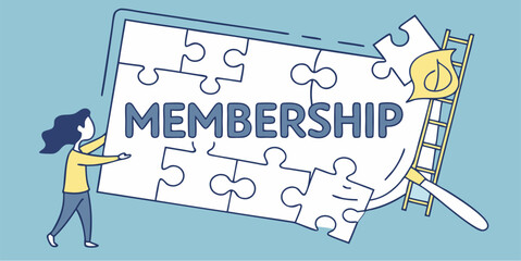 Unlock success together with a vibrant membership community, join the puzzle for collaborative growth