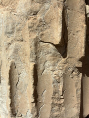 Closeup of Greek marble column relief pattern, authentic heritage texture perfect for spa and design use.