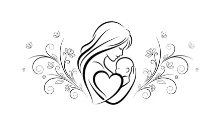 A simple, black and white logo featuring a stylized monkey face with text below.